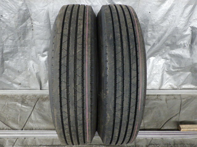 【中古】 11R22.5 14PR ブリヂストン BRIDGESTONE 夏 V-STEEL RIB R278 中古 9.9分山 2本セット サマータイヤ 2023年製 日本製 11/22.5 11-22.5｜ダルハン店
