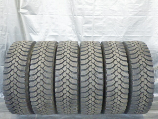 【中古】 315/80R22.5 156/150K ミシュラン MICHELIN 夏 X WORKS HD D 中古 9.9分山 6本セット サマータイヤ 2024年製 315/80/22.5 315/80-22.5