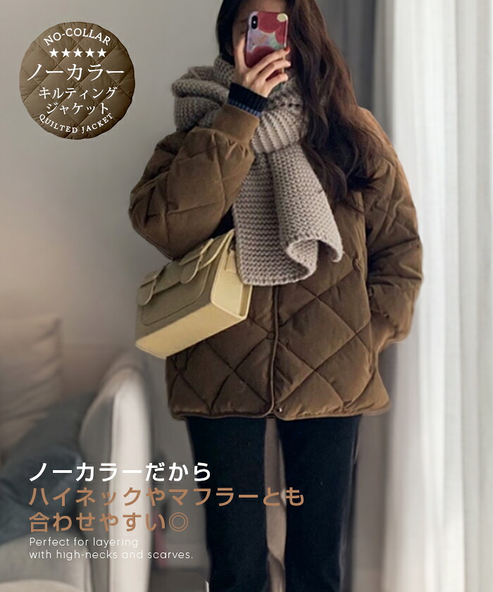 ダブルボタンキルティングコート | ファッション通販サイト NUGU 韓国