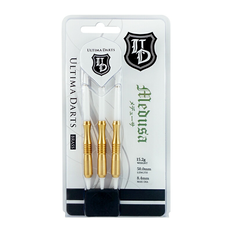 激安価格と即納で通信販売 ダーツ バレル ULTIMA DARTS メデューサ 15.2g Medusa トルピード ブラス ダーツバレル  primashop.id