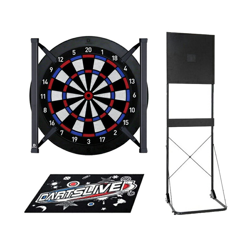 ダーツボード セット ダーツライブ HOME (dartslive home) ダーツスタンド DARTSLIVE ポールスタンド ダーツマット  Home 防炎スローマット 通販