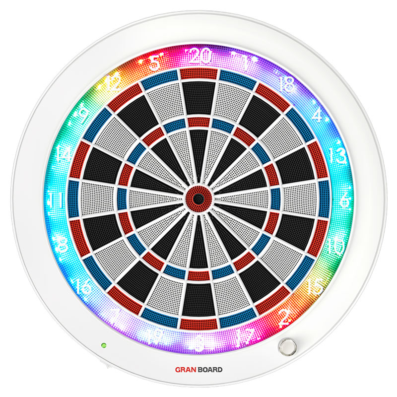 ダーツボード グランボード3s ホワイト 電子ダーツボード オンライン対戦 LED