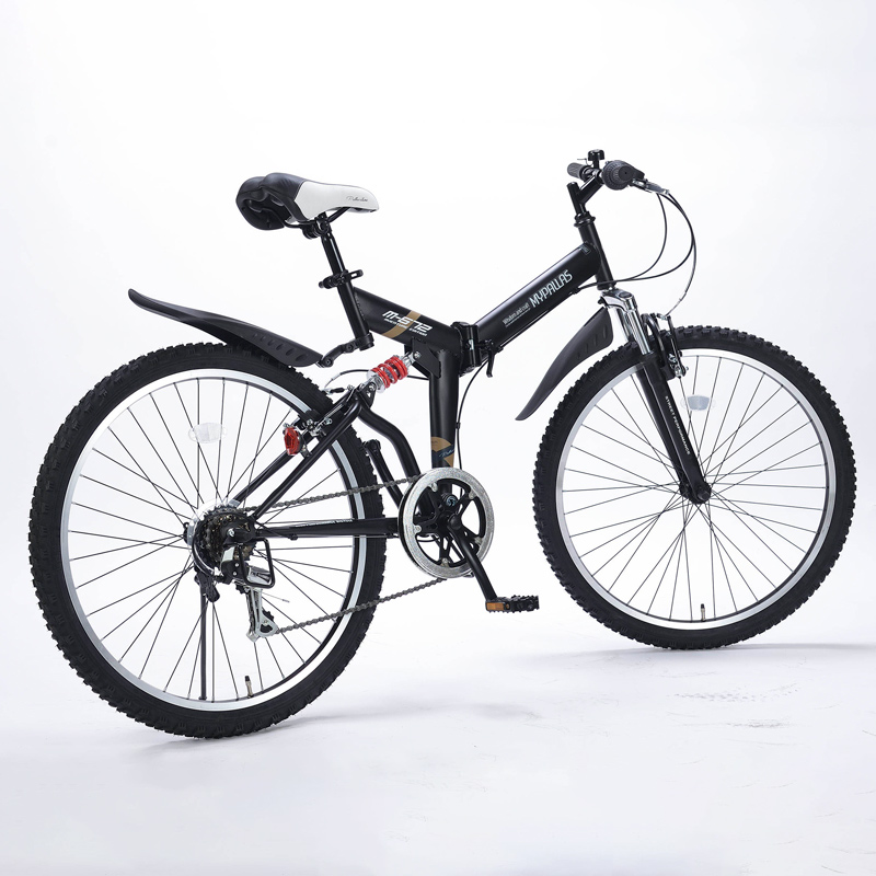 楽天市場】Wサスペンション搭載26インチ折り畳み自転車
