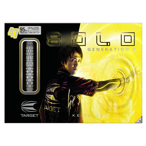 ダーツバレルターゲットTARGETSOLOGENERATION347ソロジェネレーション347小野恵太モデル(メール便OK/10トリ)