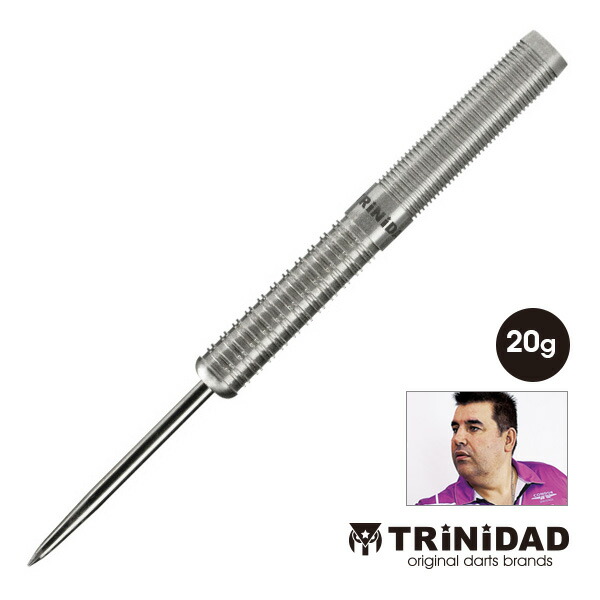 ダーツ バレル TRiNiDAD PRO JOSE2 20g steel トリニダード プロ ホセ2 ホセ・デ・ソウサ選手モデル (メール便OK 5トリ)JSM