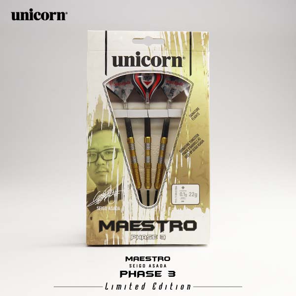 【予約でP10倍】unicornMAESTROSEIGOASADAP3Limited浅田斉吾選手モデルユニコーンマエストロリミテッドゴールド(メール便OK/5トリ)