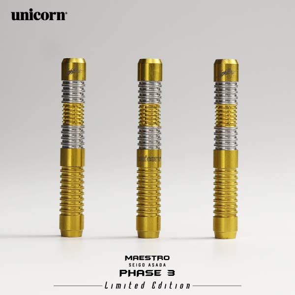 【予約でP10倍】unicornMAESTROSEIGOASADAP3Limited浅田斉吾選手モデルユニコーンマエストロリミテッドゴールド(メール便OK/5トリ)
