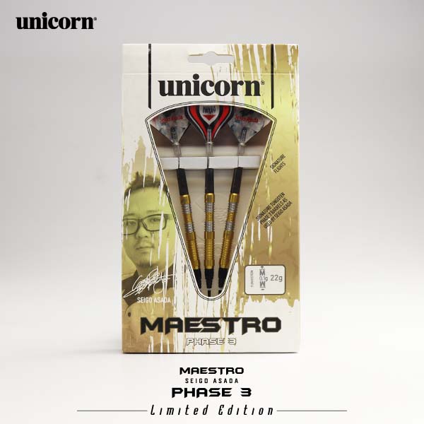 【予約でP10倍】unicornMAESTROSEIGOASADAP3Limited浅田斉吾選手モデルユニコーンマエストロリミテッドゴールド(メール便OK/5トリ)