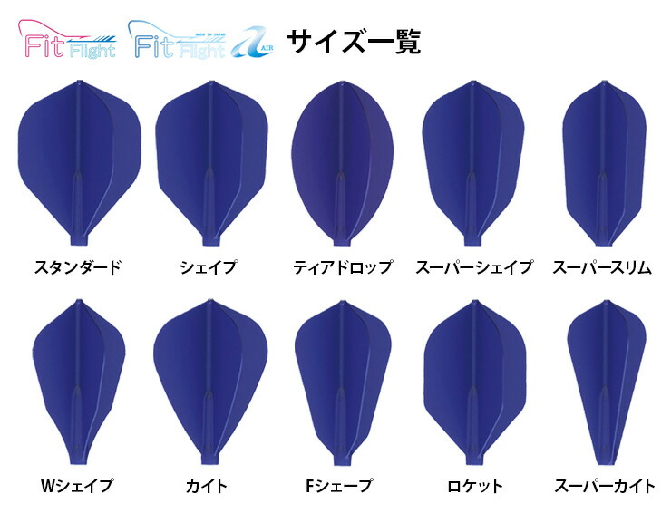 楽天市場 楽天スーパーsale ダーツ フライト Fitフライト 無地 3枚入り スーパースリム フィットフライト Fit Flight メール便ok 3トリ Darts Shop Tito ダーツティト