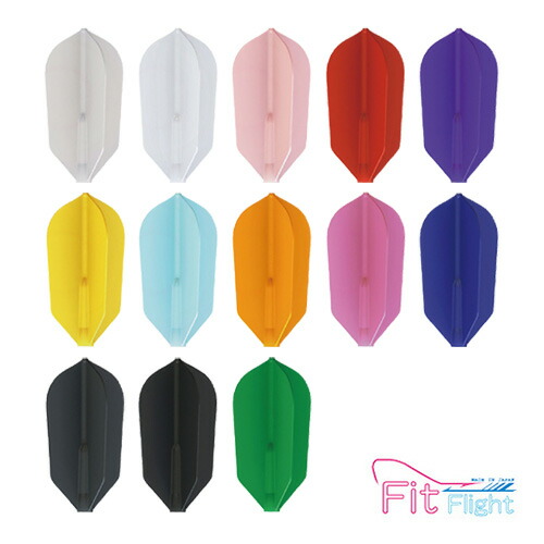 楽天市場 楽天スーパーsale ダーツ フライト Fitフライト 無地 3枚入り スーパースリム フィットフライト Fit Flight メール便ok 3トリ Darts Shop Tito ダーツティト