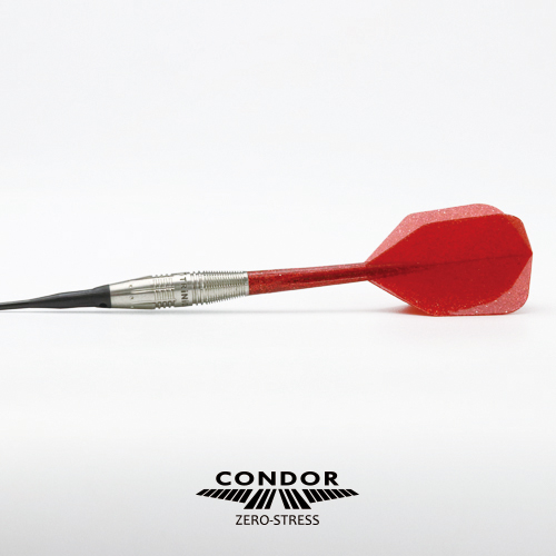 Darts shop TiTO: CONDOR flight glitter red Small | Rakuten