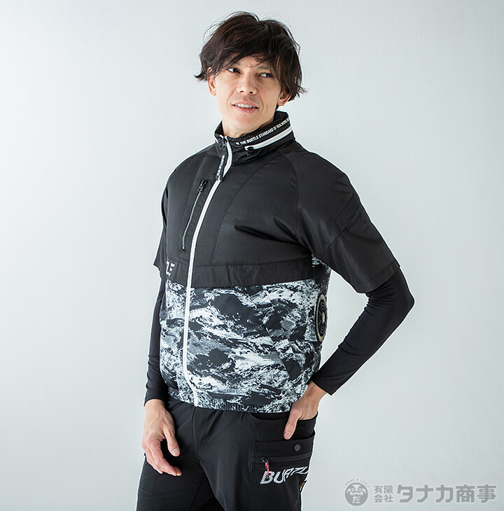 空調作業服バートルファン付き半袖ブルゾンAC1176Dエアークラフトフルセットファンバッテリーセット【2021年モデルAC260AC270】当店限定モデルハーネス対応収納フード付き熱中症対策男女兼用作業着アウトドア電動ファン付き