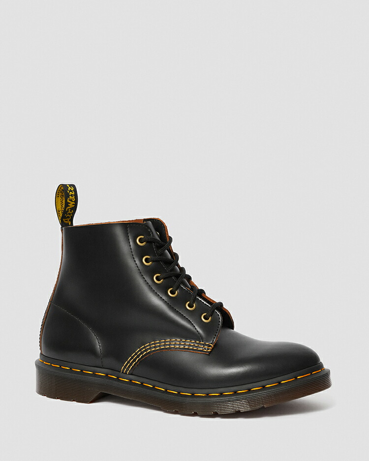 楽天市場 ドクターマーチン Dr Martens 6ホール ブーツ 101 Archive 6 Hole Boots Black Vintage Smooth Delito