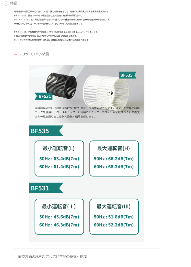 【法人のみ】エクセン EXEN (/AO) エアムーバー 小型 強力 業務用 送風機 サーキュレーター 乾燥 換気 EXEN [BF535]