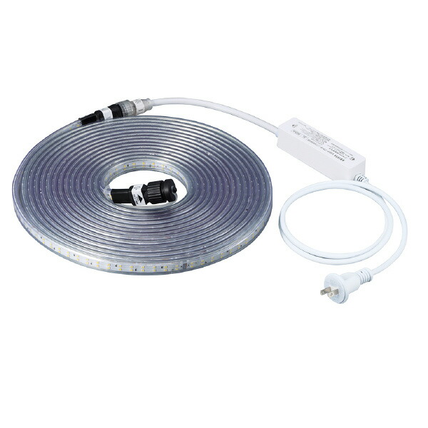 【法人のみ】ハタヤ (/AL) LED テープライト 両面発光 セット 電源ケーブル エクスバンド 収納袋 付 100V 10m 照明 仮設灯 誘導灯 10メートル [LTP-10DS]