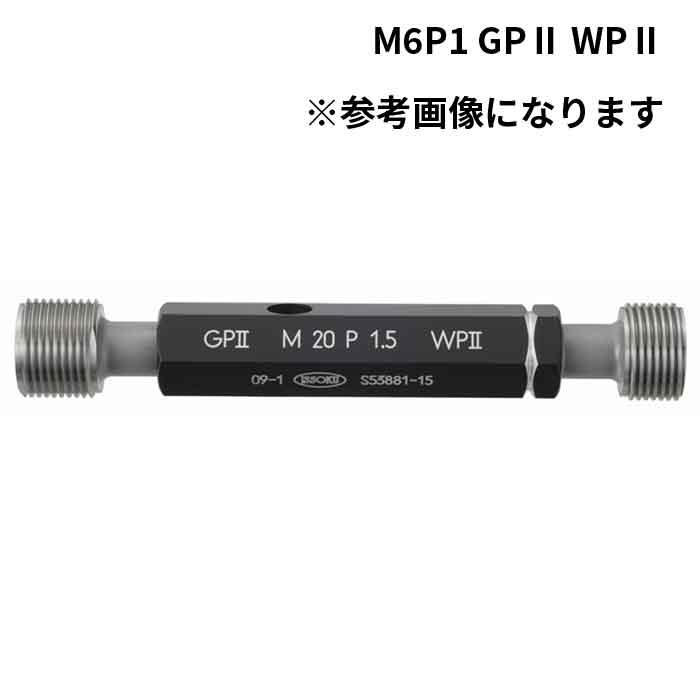 第一測範製作所 (/BE) 限界ねじプラグゲージ 1,2,3等級 M6P1 GP2 WP2 工作用 ねじゲージ 一測 ISSOKU [300340230]