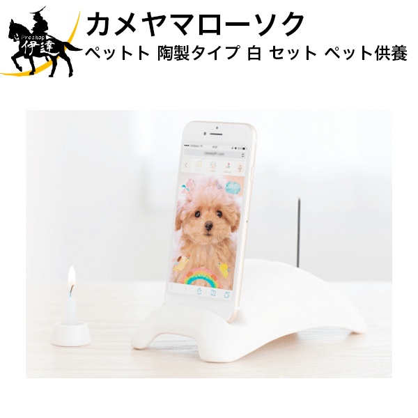 即納最大半額 カメヤマローソク ペットト 陶製タイプ 白 セット ペット供養 S7690 00 H 値引 Www Certificadoingresos Com