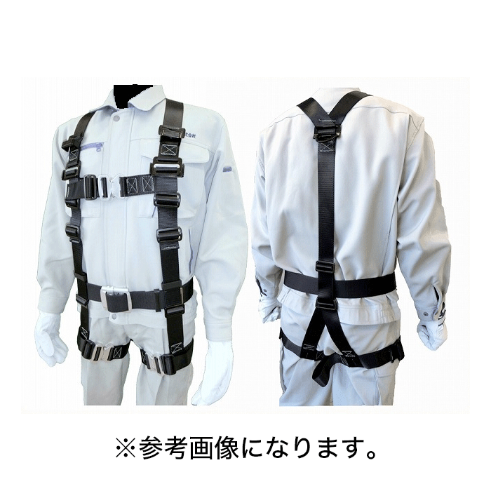 ポリマーギヤ フルハーネス 背中Ｙ 腿水平 胸腿ワンタッチ ブラック [3PHNW-BL-LL] (/B)｜ProShop伊達　店