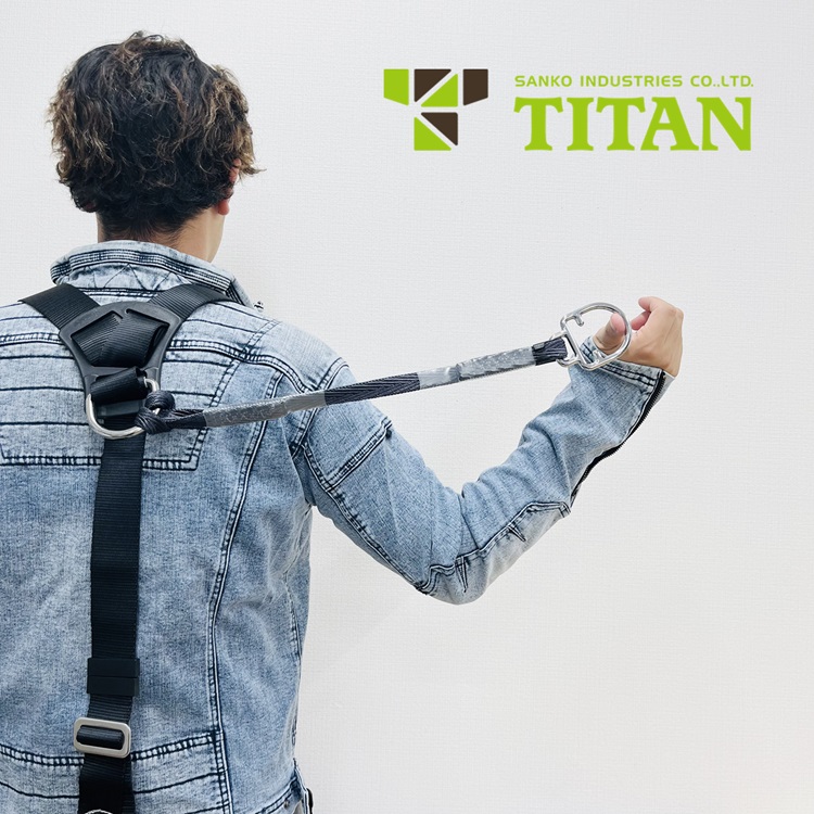 TITAN伸縮ストラップ式安全帯ハーネス TITAN伸縮ストラップ式安全帯ハーネス