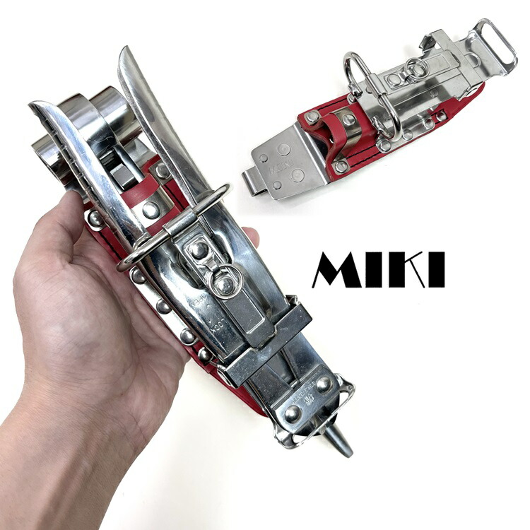 【赤革保持者】三貴MIKI 物の具差し 物の具保持者 SPH65X-RE ラチェットレンチ 切り手 2連差し SPH着脱手合い