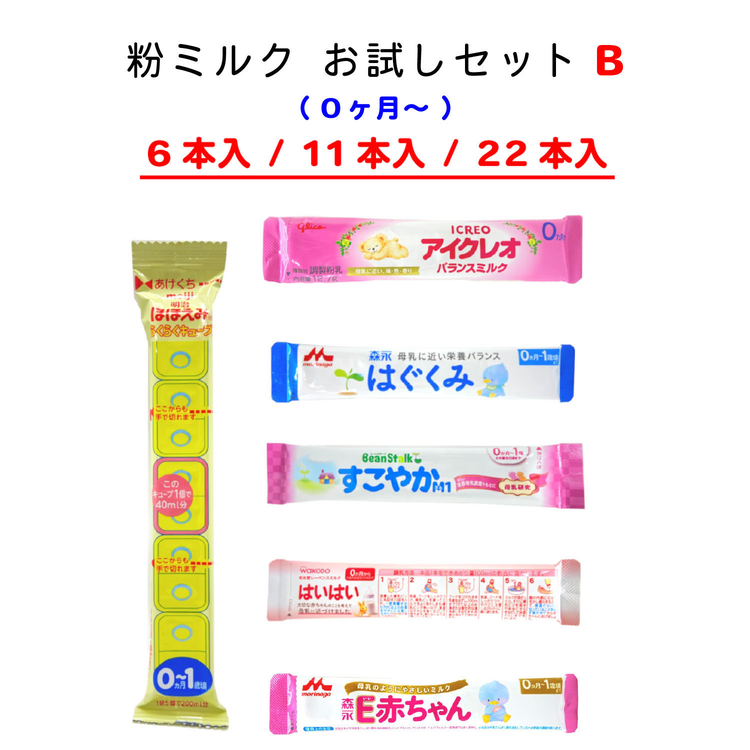【楽天市場】タイプA 【メール便送料無料】赤ちゃん用 粉ミルク 6 
