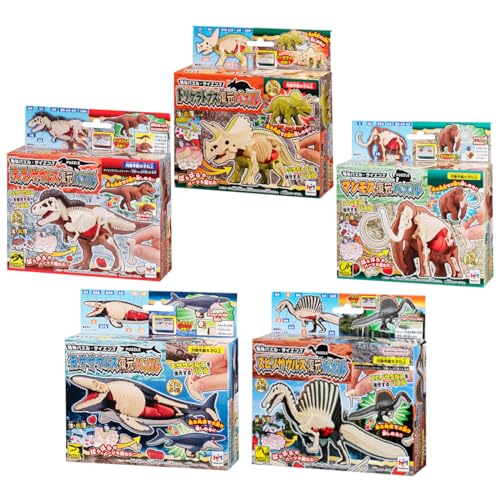 ２３日２０：００～ポイント倍々確定【お買い物マラソン開始＋Ｅ勝利Ｐ２倍】クーポンも有り　【ラッピング対応品】メガハウス 解体パズル サイエンスシリーズ 5点セット / ティラノサウルス復元パズル マンモス復元パズル トリケラトプス復元パズル モササウルス復元パズル