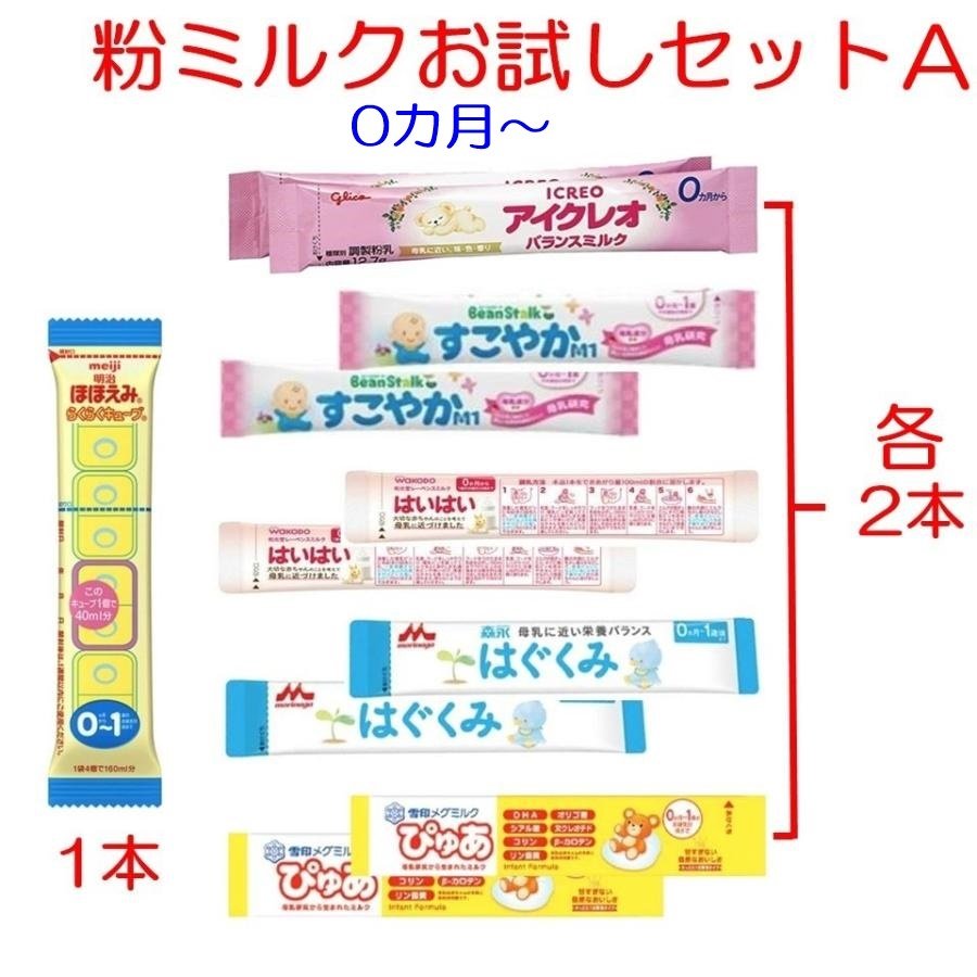 楽天市場】【メール便送料無料】赤ちゃん用 粉ミルク 6種類 お試し