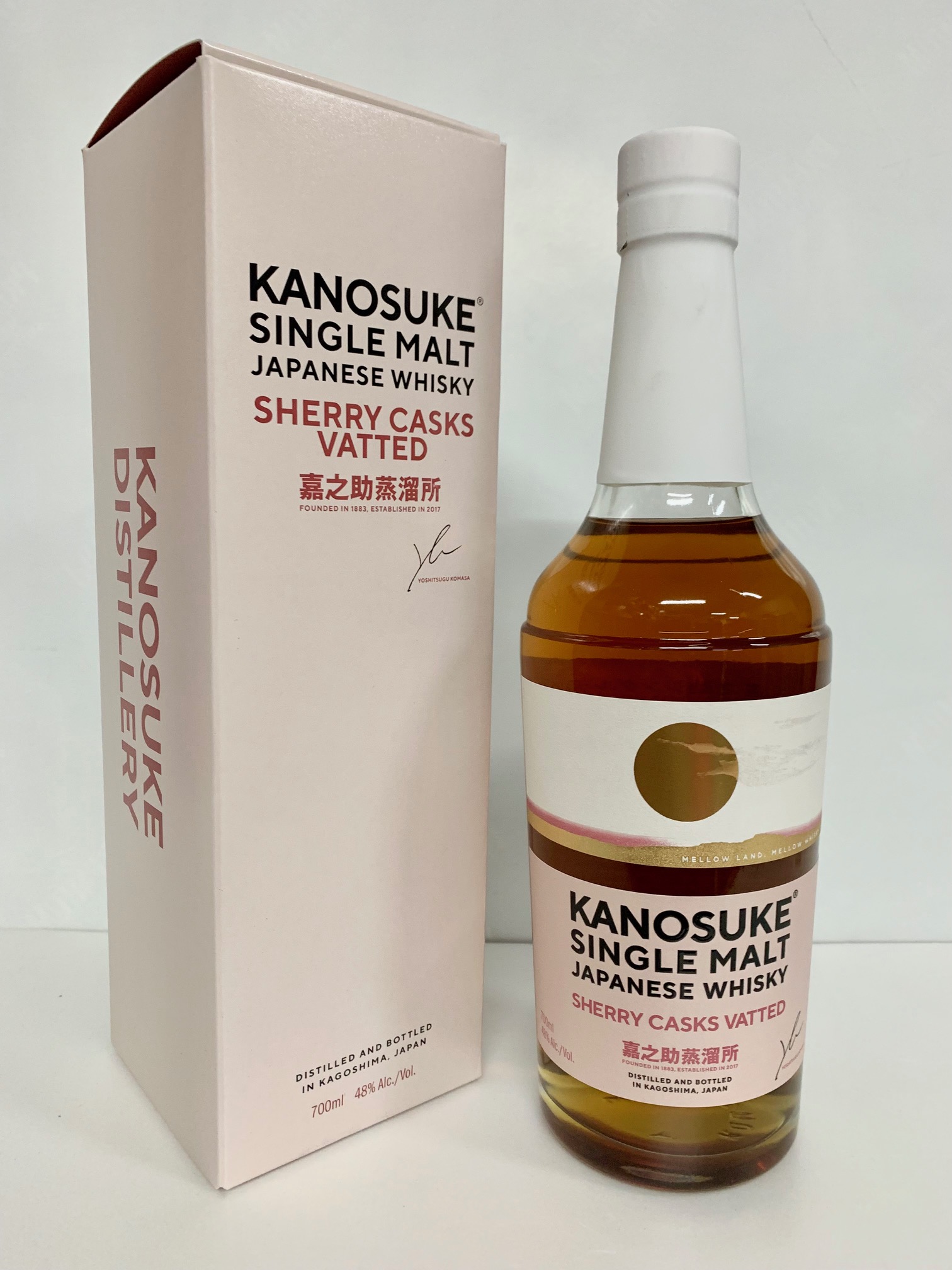 嘉之助 シングルモルト SHERRY CASKS 48° 700ml