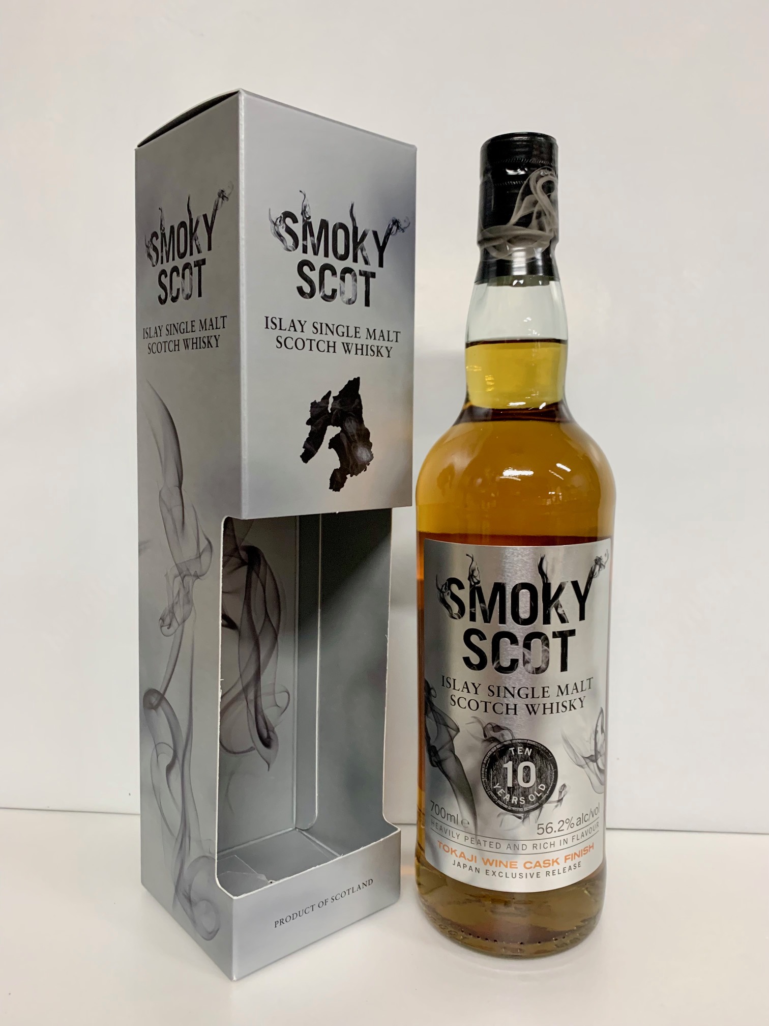 スモーキースコット 10年 トカイカスクフィニッシュ　56.2％　700ml