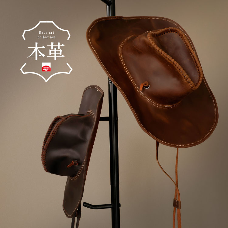 楽天市場】美品 カイマン ワニ革 帽子 カウボーイハット クラウン