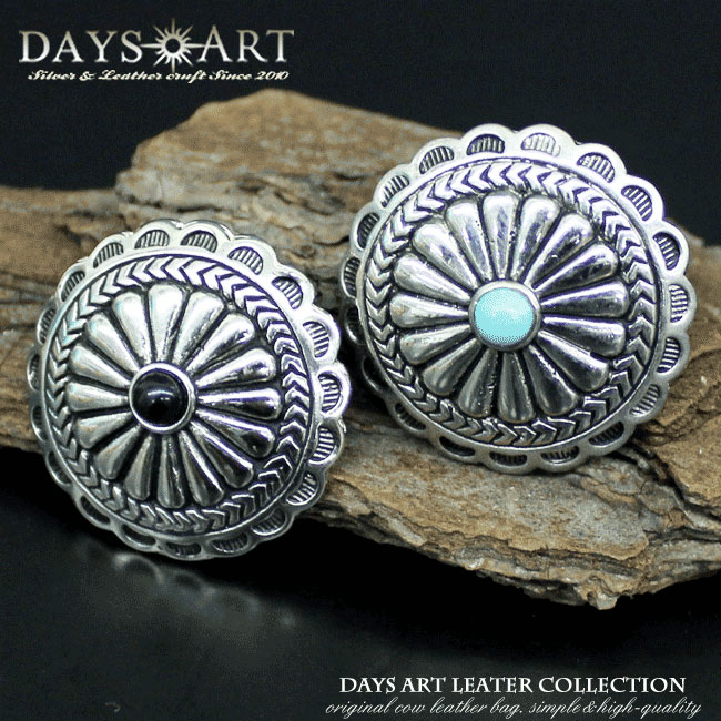 楽天市場】シルバー925ターコイズシルバーコンチョ レザーウォレット