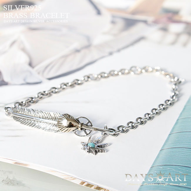 楽天市場】シルバー925 天然石ダブルフェザーチャーム シルバー