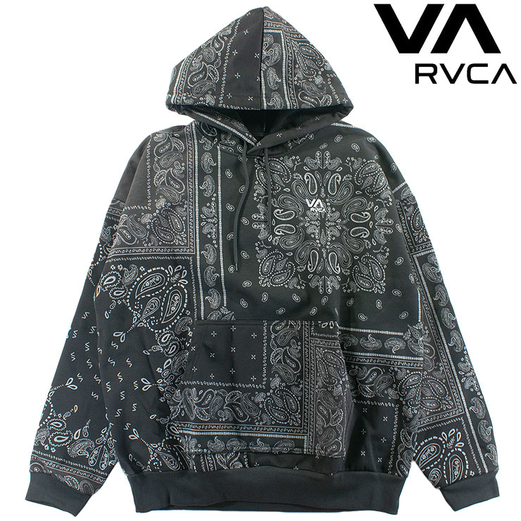 楽天市場】ルーカ RVCA PATCHWORK BANDANA HOODIE メンズ バンダナ柄