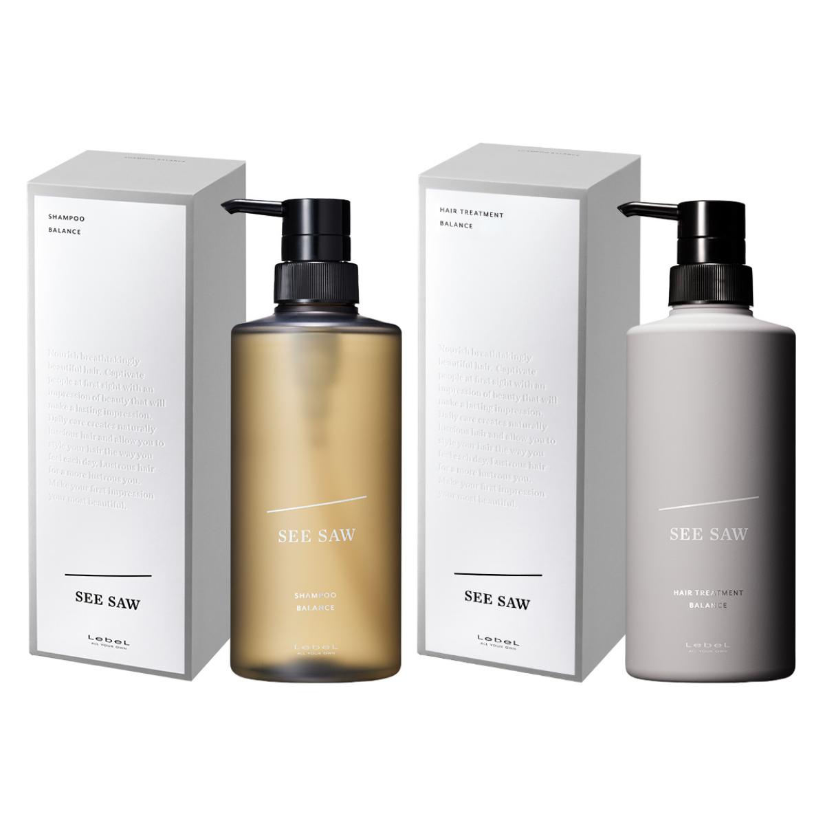 SEE SAWシーソータイト　シャンプー&トリートメント500mlアップデート 楽天市場】【送料無料】《アップデート》ルベル シーソー ヘア