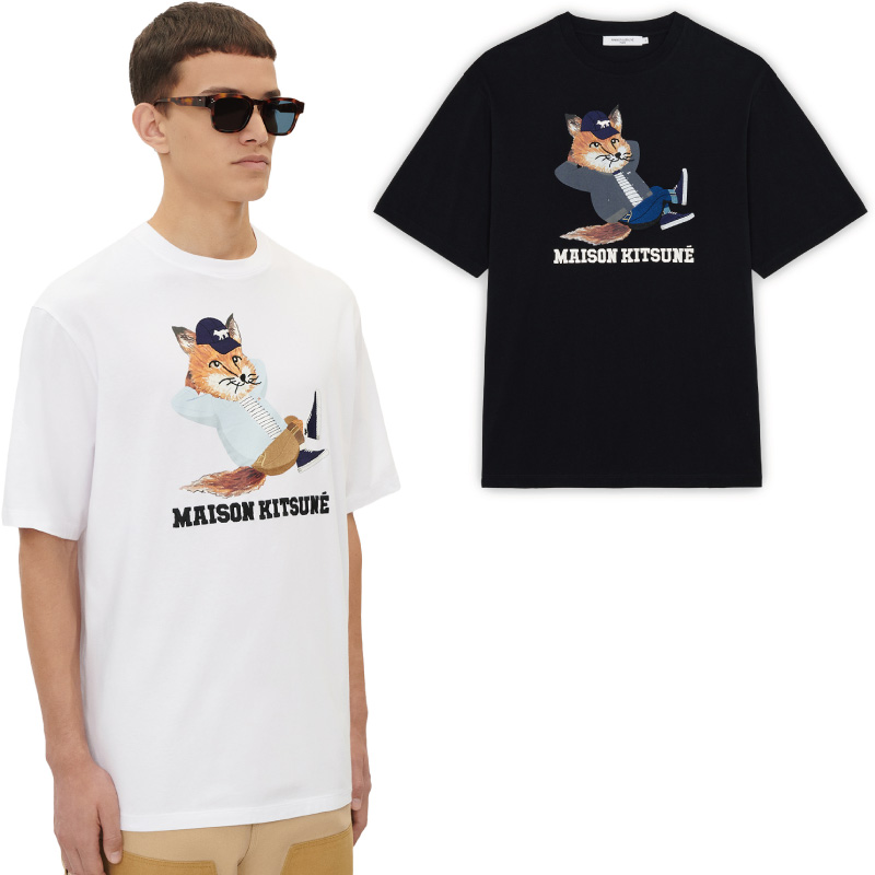 楽天市場】MAISON KITSUNE メゾンキツネ メンズ DRESSED FOX EASY