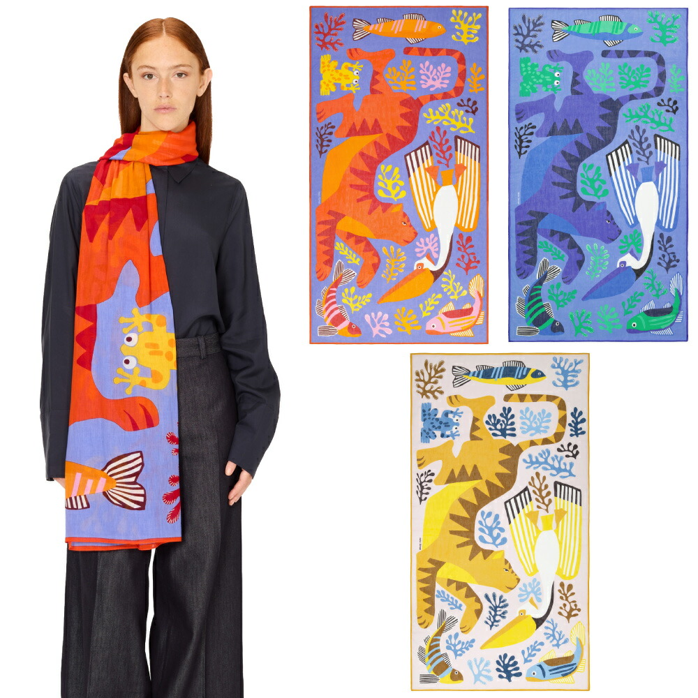 即納 INOUI EDITIONS イヌイエディションズ スカーフ ET211PI 楽天市場】INOUI EDITIONS イヌイ エディション SPLASH スカーフ