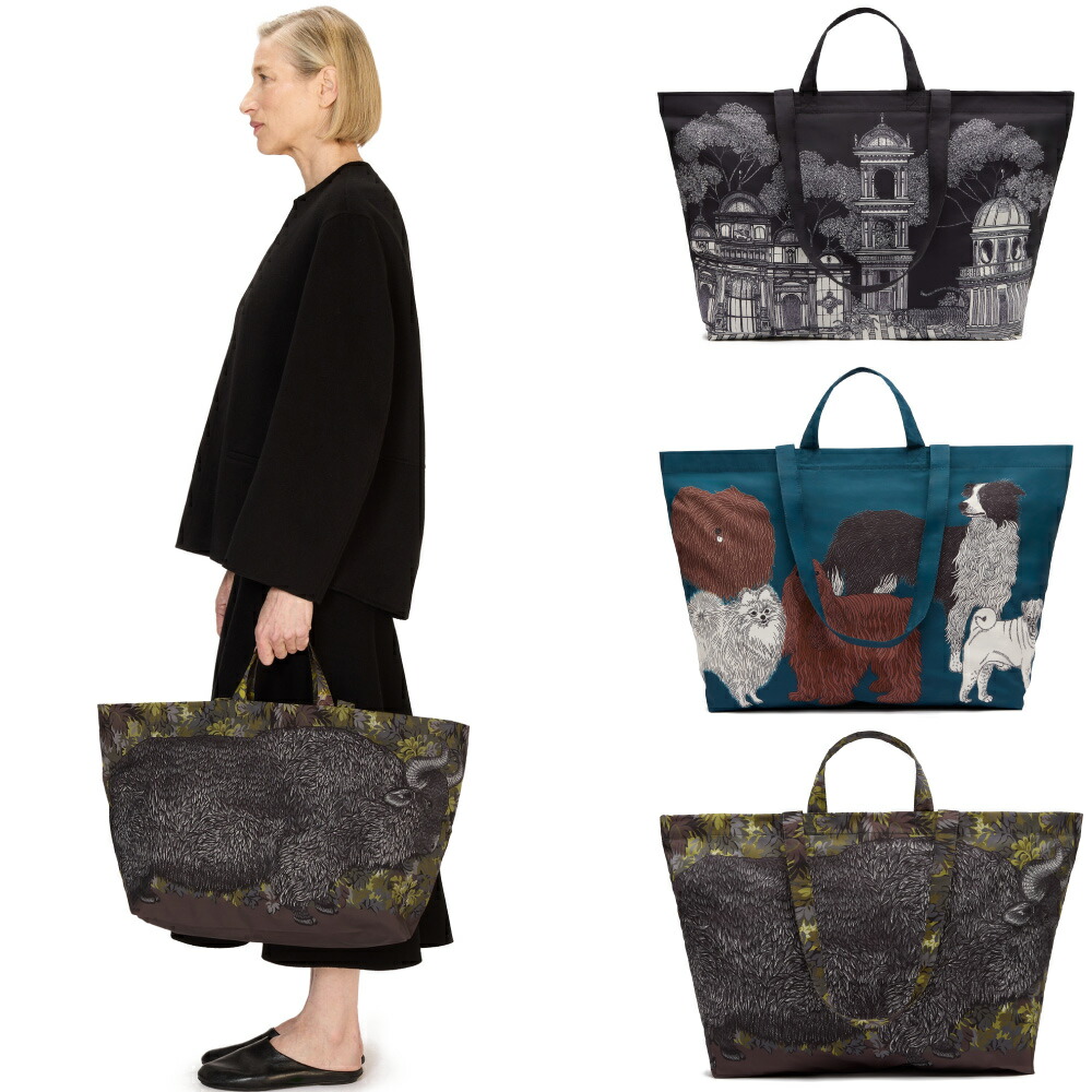 INOUI EDITIONS イヌイエディションズ マキシショッピングバッグ MAXI SHOPPER BAG 2WAY トート inouitoosh イヌイトゥーシュ マルシェバッグ 62cm×34cm×19cm PM22SHT|Day Tripper