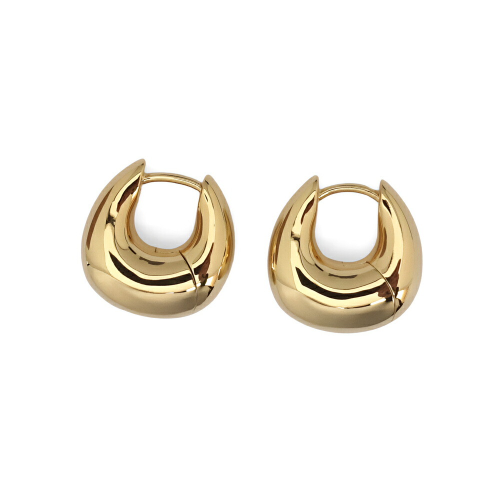 TOM WOOD トムウッド バオフープスモールピアス ゴールド Bao Hoops Small GOLD 101291 S925 イヤリング｜Day Tripper