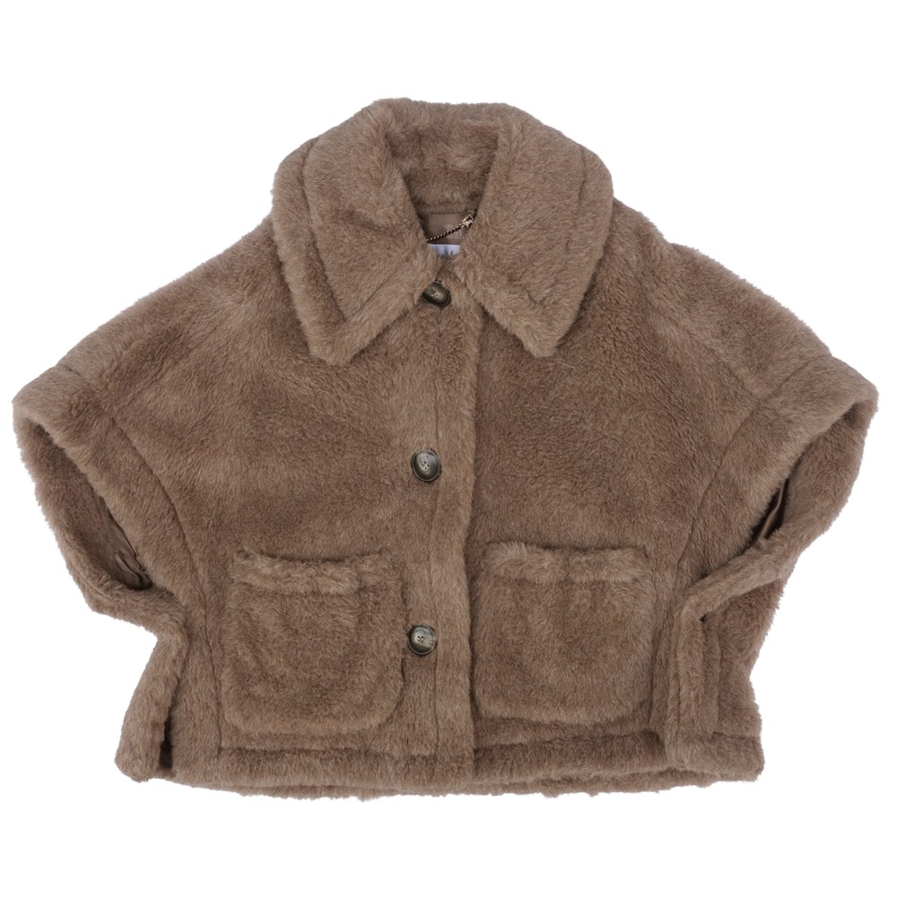 新品未使用！max mara ジョージ　テディベアポンチョ セール】マックスマーラ Max Mara MAX MARA ケープ GEORGE