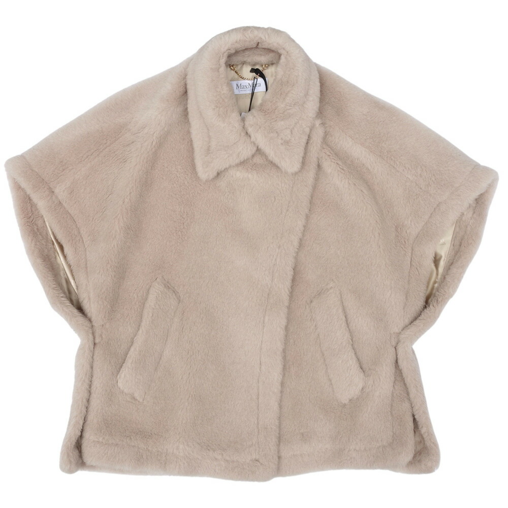 Max Mara アルパカウール/カシミア 半袖 ポンチョ 関税送料込 Max Mara アルパカウール/カシミア 半袖 ポンチョ 関税送料込