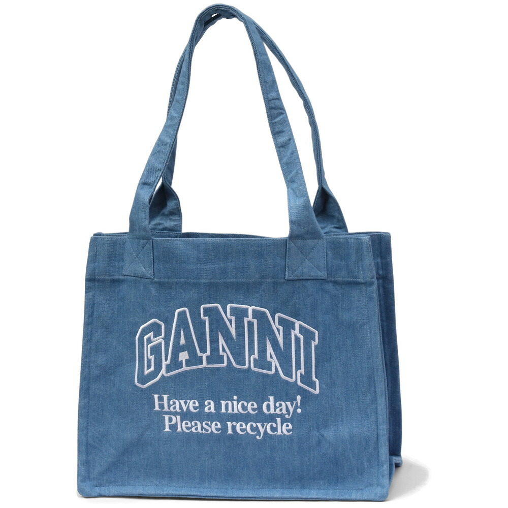 【売れ筋】GANNI ブラックコットントートバッグ Women's Tote Bags | Spacious, Stylish & Versatile | GANNI US