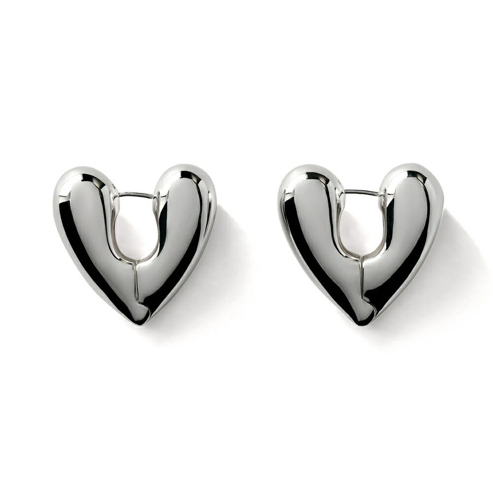 ラージハートフープピアス Large Heart Hoops シルバー E926 LRG ANNIKA INEZ アニカイネズ ピアス Heart Hoops Lrg E926-LRG