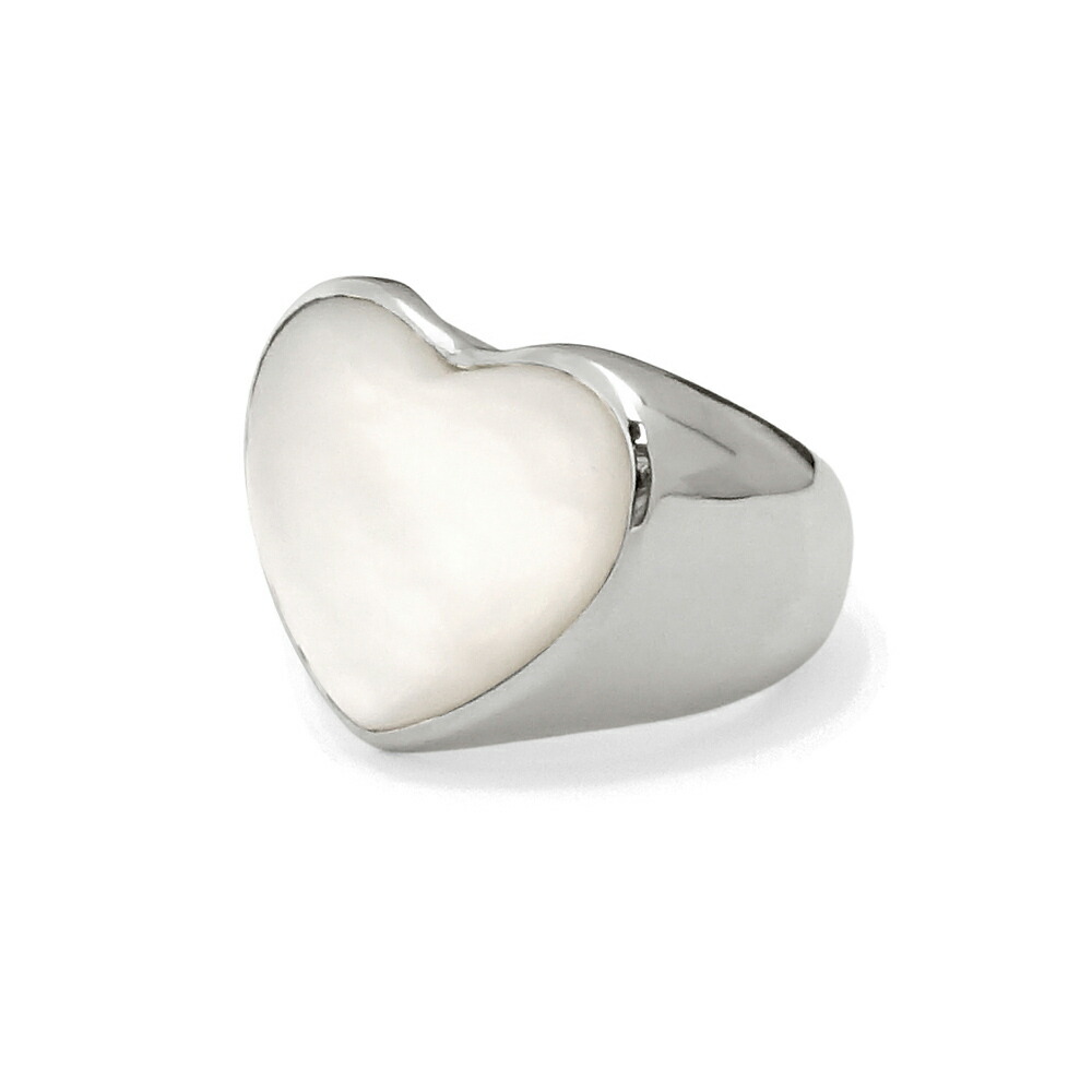■ANNIKA INEZ パールハートリング R176 LRG SILVER ANNIKA INEZ アニカイネズ リング Bigger Pearl Heart Ring R176