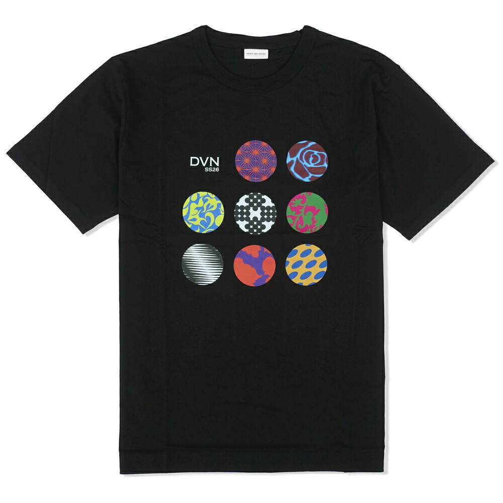 DRIES VAN NOTEN ドリスヴァンノッテン メンズ ショーティーレギュラーフィットティーシャツ SS26 03012-HEER PR 3600 M.K.SS.T-SHIRT 労働者の一団のど首 半袖 261-021109-3600 メンズファッション-トップス