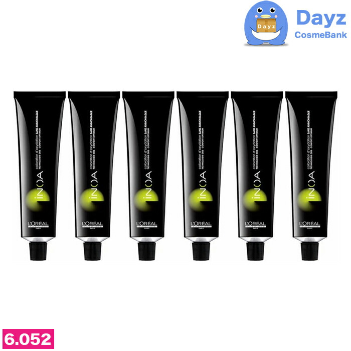 楽天市場】ロレアル イノア オイルグロスカラー 6.052 60g 3点セット