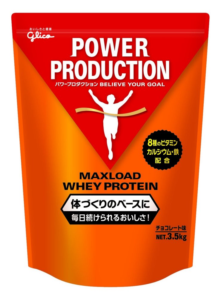 グリコ マックスロード ホエイプロテイン3.5kg チョコレート味 品番：76014