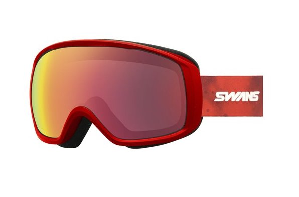 メーカー取り寄せ品ご注文後在庫の有無メールします。SWANSスキーゴーグル200-MDHSGLR色フレームグロスレッドレンズレッドミラー×グレイ