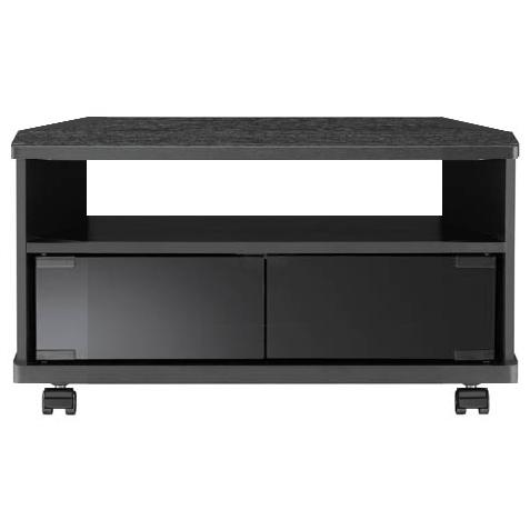 【純正品・新品】朝日木材加工 ~26V型 キャスター付きテレビ台 コーナー 幅59cm 【AVラック★メディア収納】