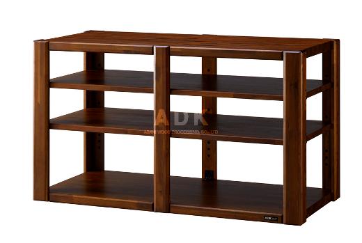 【完全無欠品・新品】朝日用木産業 SD-DX3123 木製オーディオ仕合わせ(3段)幅123糎【AV仕合わせ★】
