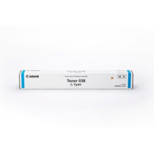 送料無料(沖縄、離島を除く) キヤノン TONER 038 C [シアン] 【トナー】